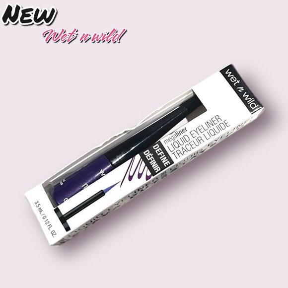 New NIB Wet n Wild Mega Liner Liquid Eyeliner – Electric Purple (874A) - Picture 7 of 8